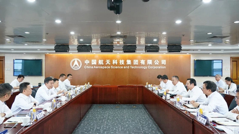 张国华率队赴京拜访中国航天科技集团有限公司