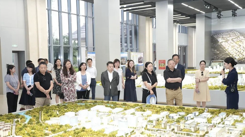 上海市外企及商会代表团参访雄安新区